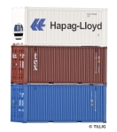 Tillig 09836 - H0 - Container 20° (3 Stück)